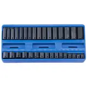 Genius Tools 32pc 3/8"Drive Deep & Standard Impact socket set TF-332M