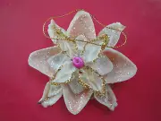 Christmas Ornament Seashell Snowflake Ornament