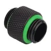 Bitspower G1/4" Matt Black Dual G1/4" Fitting [BP-MBWP-C08]
