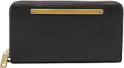 [FOSSIL] Women's Liza Leather Wallet Zip Around Clutch with Wristlet Strap