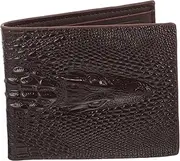 [DEARMAMY] Men's Small Pattern Wallet Sturdy Purse Vintage Style Wallet for Travel and Daily Life