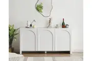 Dome White 3 Doors Sideboard