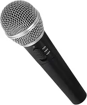 Mikinona Professional Dual Mode Microphone Dynamic Handheld Wireless Wired Singing Mic for Karaoke Recording