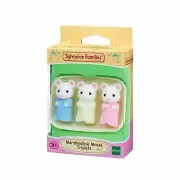 Sylvanian Families - Marshmallow Mouse Triplets