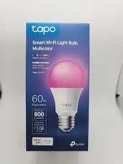 TP-Link Tapo Smart Light Bulbs, 16M Colors RGBW, Dimmable, Alexa A19 60W 2.4GHz