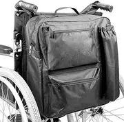Wheelchair Bag Waterproof Large Wheelchair Accessories Bags to Hang on Back - for Transport Mobility Electric Scooters, Lightweight Motorized Wheelchair