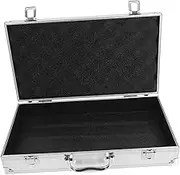 Tofficu Small Medicine Box for Outings Large Medicine Storage Box Tool Bag Lock Aluminum Alloy Case
