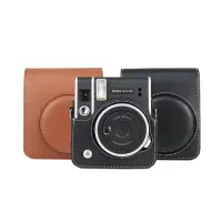 在飛比找momo購物網優惠-【LOTUS】富士 拍立得 mini40 復古皮套 相機包 