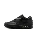 NIKE AIR MAX 90 LEATHER BLACK 全黑 黑 慢跑鞋 男女款 302519-001