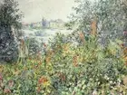 Wall Art Prints Flowers at Vetheuil; Fleurs a Vetheuil, 1881 by Claude Monet,...