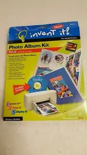 Invent It ! Photo Album Kit For Ink Jet Printers New In Box HP IBM CD Included