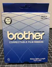 Vintage NOS OEM Genuine Brother 1030 correctable film ribbon BLACK