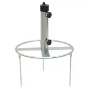 Parasol Stand with Ground Spikes for 38 to 48mm Silver Steel Base