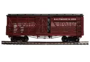 Bachmann Spectrum On30 Baltimore & Ohio Stock Train Freight Car 27512 NEW!