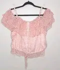 Lauren Conrad Peasant Top Size XXL NWT Feminine Cottagecore Preppy Twee
