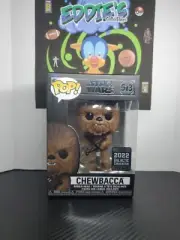 FUNKO POP! CHEWBACCA 2022 GALACTIC CONVENTION STAR WARS #513 W/ PROTECTOR