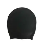10 pc 2XL Silicone Swimming Cap BLACK for Very Long Thick Braids locs weave XXL