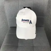 Nike Golf Dri Fit Amway Section A Adjustable Strap Back White Cap Hat NWT