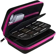 AUSTOR Case for Nintendo New 3DS XL (Black+Rose)