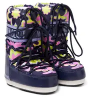[Moon Boot Kids] Moon Boot Kids Icon floral snow boots UK 12.5 multicoloured