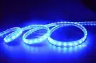 UL Listed,50 Feet,BLUE,Dimmable,Super Bright 13500 Lumen 120Volt Flat LED Strip
