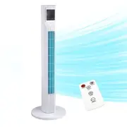 Oscillating Tower Fan, Bladeless Fan with Remote Control, 3 Speeds, 3 Modes, ...