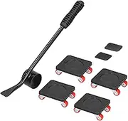 Zerodis Furniture Dolly Furniture Movers with 4 Wheels,Stainless Steel Moving Tool for Moving Appliance,Sofa Etc Home Hardware