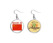 China Country Love Ear Dangle Autumn Earring Jewelry