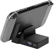 CONGARTENO Portable Mini Dock Base Charging Adapter for Lightweight Compact Design Video Support Interfaces Game Console Stability