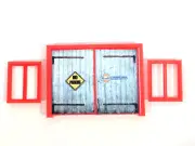 Diorama garage door and windows 1/24 Diorama model-making supplies 1:24 scale