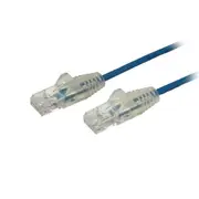 Star Tech 3m Snagless Cat6 Slim Cable Network Patch Ethernet LAN Cord RJ45 Blue