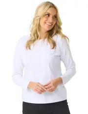 [Fella Hamilton] Camp Classic Long Sleeve Tee in White