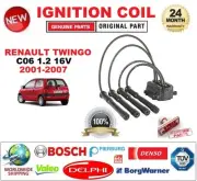 FOR RENAULT TWINGO C06 1.2 16V 2001-2007 IGNITION COIL with LEADS SET COMPLETE
