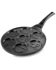MegaChef Happy Face Emoji Nonstick Pancake Maker Pan
