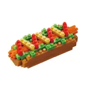 Nanoblock Hot Dog Building Blocks Mini Bricks Toy Food Series AU Genuine NBC218