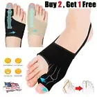 New Bunion Toe Correction Gel Pad Foot Relief Adjustable Band Toe Spacer Socks