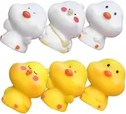 6Pcs Adorable Cartoon Chicken Decor for Micro Landscape Unique Miniature Decorations for Creative Cake and Tabletop Designs for Home and
