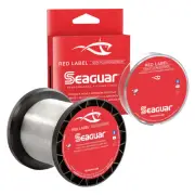Seaguar Red Label 100% Fluorocarbon Fishing Line 10lbs, 1000yds, Clear - 10RM...