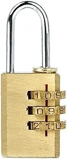 [ZHZXBDGQ] Resettable Combination Padlock Suitcase Luggage Backpack Baggage Locker Coded Lock Password Padlock 3-Digit Lock