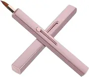 VINTORKY 2pcs Retractable Lip Brush for Lipstick and Gloss Portable Makeup Applicator with Cap Soft and Lip Wand for Even Application Stylish Design for Women for Liquid Cosmetics