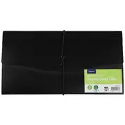 J.Burrows Recycled DL File 13 Pockets Black