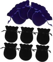 TEHAUX 20pcs Jewelry Storage Pouches Reusable Drawstring Bags for Jewelry Coins and Elegant Drawstring Pouches for Special Occasions and Everyday Use