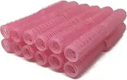 Pack of 24 Mini Small Hair Rollers Self Grip Vented Pro Salon Hairdressing Curlers (Pink)