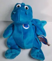 Bubba Planet Hollywood Star 1997 Stuffed Plush Beanie Dinosaur Dragon Toy 6" NWT