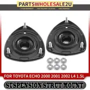 2x Front LH & RH Suspension Strut Mount for Toyota Echo 2000 2001 2002 L4 1.5L (for: Toyota)