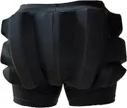 CRS Cross Extra Thick Padded Figure Skating Shorts. Double Thickness Crash Pad Pants for Roller, Inline, Ice Skating. Fall Impact Protection for Butt, HIPS, and Tailbone (1.5 inch Thick Pads)