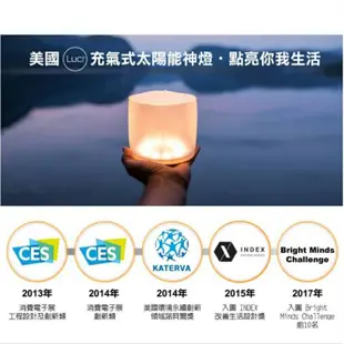 美國LUCI充氣式太陽能LED燈-Lux柔和黃光PRO支援USB連接充電款LCISL-LUX-PRO