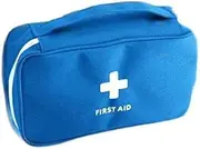 First Aid Bag - First Aid Kit Bag Empty for Home Outdoor Travel Camping Hiking, Mini Empty Medical Storage Bag Portable Pouch (Blue)