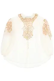 ZIMMERMANN "ramie blouse made