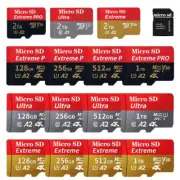 2TB 1TB Micro SD Card 32GB 64GB 128GB 256GB 512GB Class 10 SDXC TF Memory Card